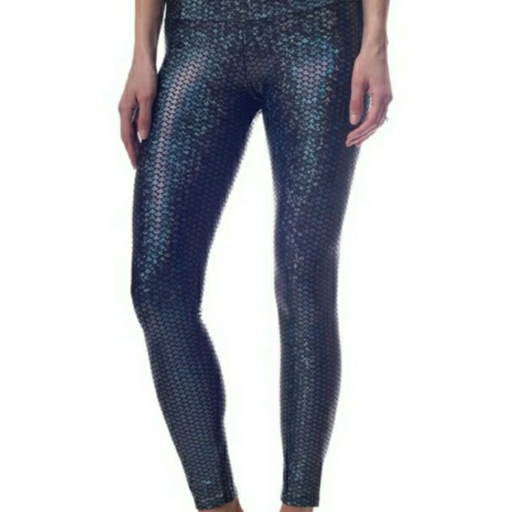 BNWT Emily Hsu Mermaid Leggings Medium